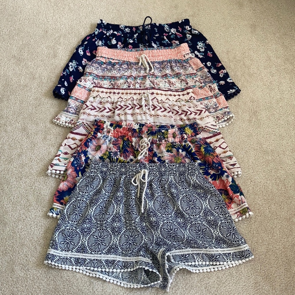 Elastic Waist Boho Soft Shorts!